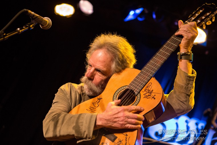 Bob Weir with the auction guitar...