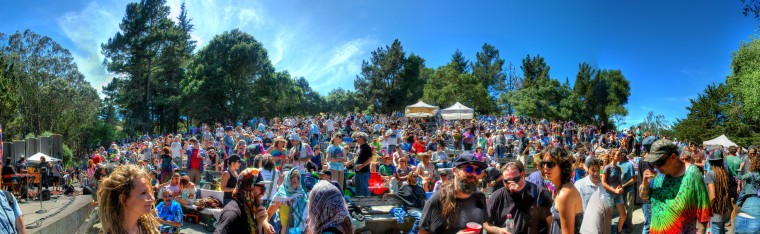 Jerry Day - Jerry Garcia Amphetheater -McLaren Park  (HDR Stitched Panorama)