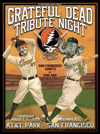 2017-08-03 @ Grateful Dead Night @ AT&T Park - Dugout Set